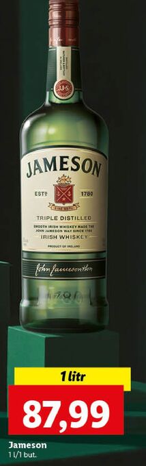 Lidl Whiskey jameson oferta