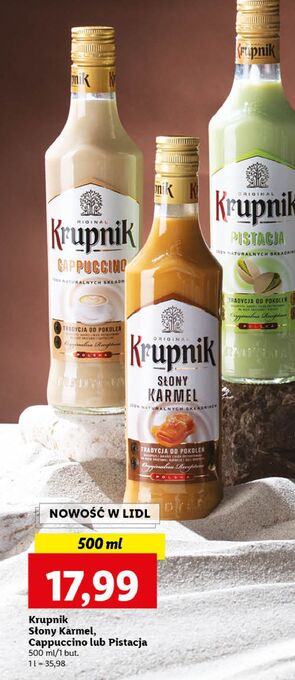 Lidl Wódka krupnik cappuccino oferta