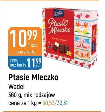 E.Leclerc Ptasie mleczko waniliowe e. wedel mleczko oferta