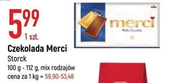 E.Leclerc Czekolada mleczna storck merci oferta