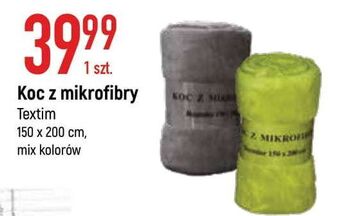 Koc mikrofibra 150 x 200 cm textim