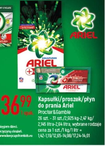 E.Leclerc Kapsułki do prania extra clean power ariel all in 1 oferta