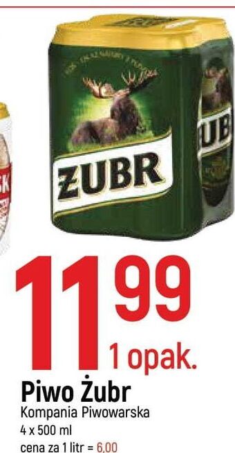 E.Leclerc Piwo żubr 1768 oferta