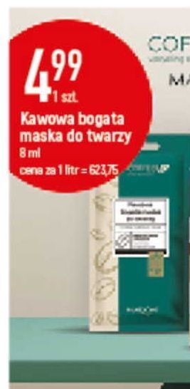 E.Leclerc Maska do twarzy kawowa bogata brazylijska arabica marion coffe up oferta