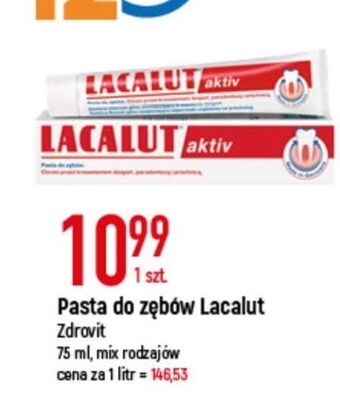 E.Leclerc Pasta do zębów lacalut aktiv oferta
