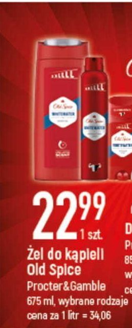 E.Leclerc Zel pod prysznic old spice whitewater oferta