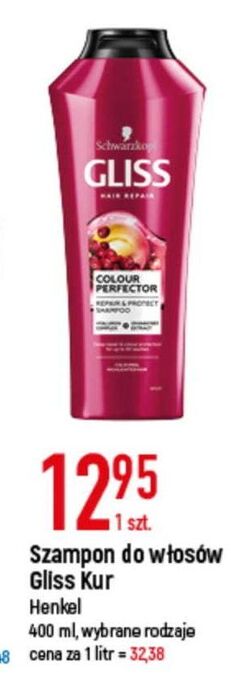 E.Leclerc Szampon do włosów farbowanych gliss kur colour perfector oferta