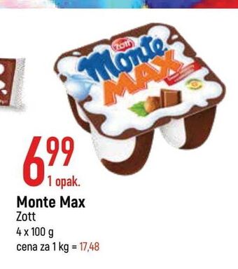 E.Leclerc Deser mleczno-czekoladowy z orzechami zott monte max oferta