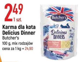 E.Leclerc Karma dla kota z łososiem i krewetkami butcher's classic delicious dinners oferta