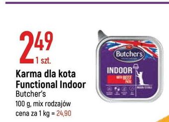 E.Leclerc Karma dla kota indoor z wołowiną i l-karnityną butcher's classic oferta