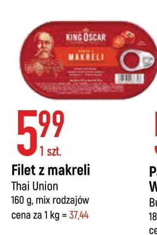 E.Leclerc Filety z makreli w sosie pomidorowym king oscar oferta