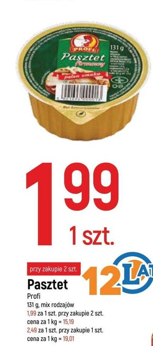 E.Leclerc Pasztet z drobiem firmowy profi wielkopolski oferta