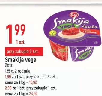 E.Leclerc Kaszka z sosem truskawek smakija vege oferta