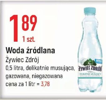 E.Leclerc Woda lekki gaz żywiec zdrój oferta