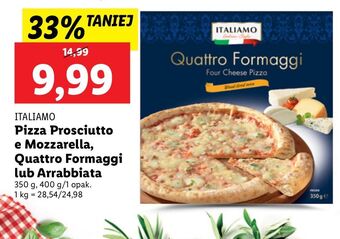 Lidl Pizza cztery sery italiamo oferta