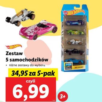 Lidl Samochodziki hot wheels oferta