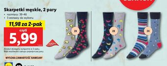 Lidl Skarpety męskie rozm. 39-46 oferta