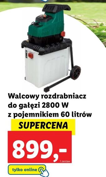 Lidl Rozdrabniacz elektryczny 2800 w parkside oferta