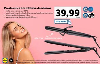 Lidl Prostownica do włosów oferta