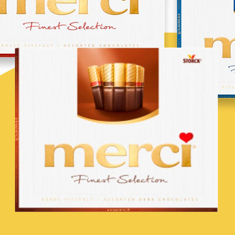 Biedronka Czekoladki merci 210-250g oferta