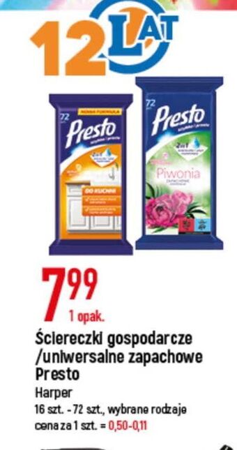 E.Leclerc Ściereczki do kuchni presto clean oferta