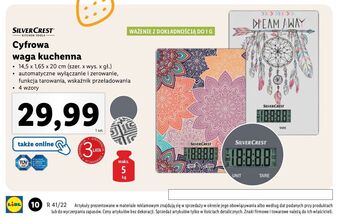 Lidl Waga kuchenna cyfrowa silvercrest oferta