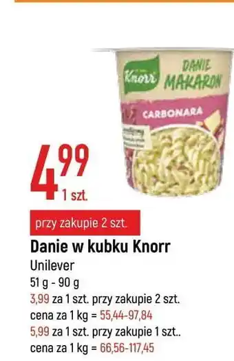 E.Leclerc Makaron carbonara knorr danie oferta