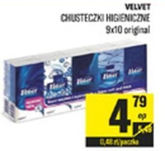 TomiMarkt Velvet chusteczki higieniczne 9x10 original oferta
