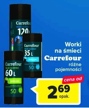 Carrefour Worki na śmieci 120 l. oferta