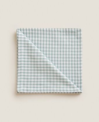 ZARA HOME Bawełniane serwetki w kratkę (komplet 2 szt.) oferta
