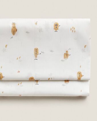 ZARA HOME Prześcieradło wierzchnie w łodzie podwodne oferta