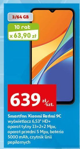Auchan Smartfon redmi 9c xiaomi oferta