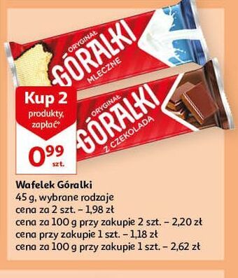 Wafelek czekoladowy góralki