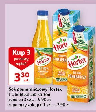 Auchan Sok pomarańczowy hortex oferta