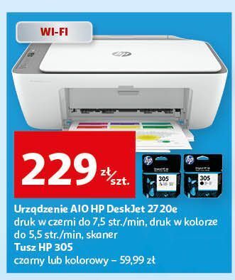 Auchan Tusz original 305 czarny hp oferta