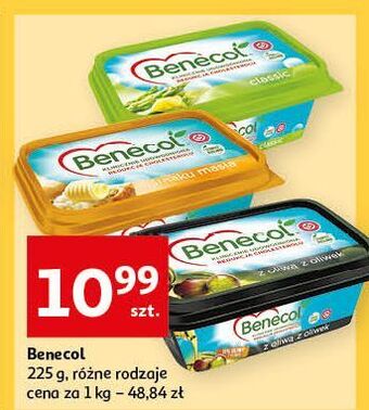 Auchan Margaryna benecol o smaku masła oferta