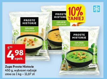Auchan Zupa krem z zielonych warzyw iglotex proste historie oferta