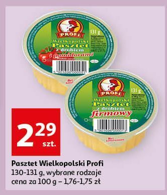 Auchan Pasztet z drobiem firmowy profi wielkopolski oferta