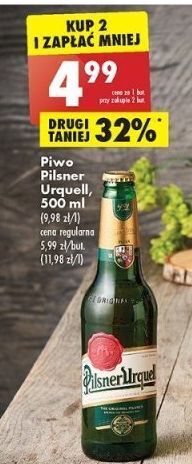 Biedronka Piwo pilsner urquell oferta