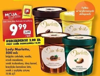 Biedronka Lody waniliowe marletto oferta