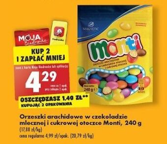 Draże z orzechem monti