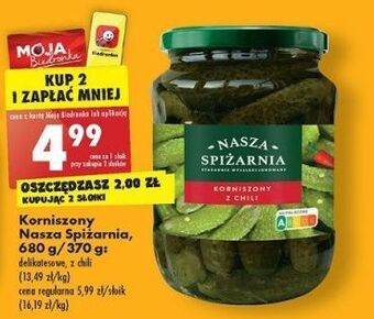 Korniszony z chili nasza spiżarnia