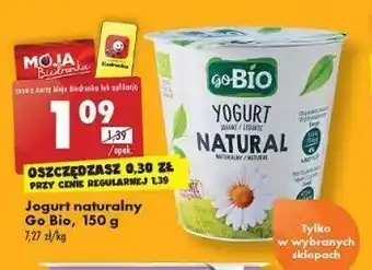 Biedronka Jogurt naturalny gobio oferta