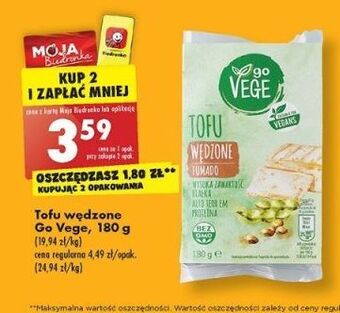 Biedronka Tofu wędzone govege oferta