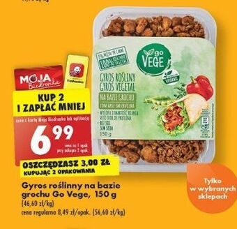 Biedronka Gyros z grochu govege oferta