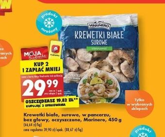 Biedronka Krewetki białe vannamei marinero oferta