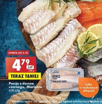 Biedronka Porcje z dorsza czarnego marinero oferta