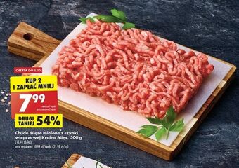 Biedronka Mięso mielone z szynki wieprzowej chude kraina mięs oferta
