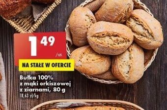 Biedronka Bułka z mąki orkiszowej ziarnami oferta