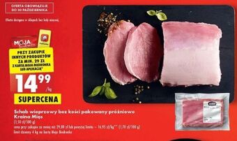 Biedronka Schab wieprzowy bez kości kraina mięs oferta